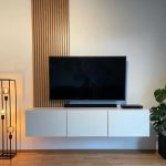 meuble tv suspendu bois